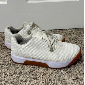 NOBULL Outwork White SuperFabric Gum Sole Training Shoes Womens 7.5 Mens 6